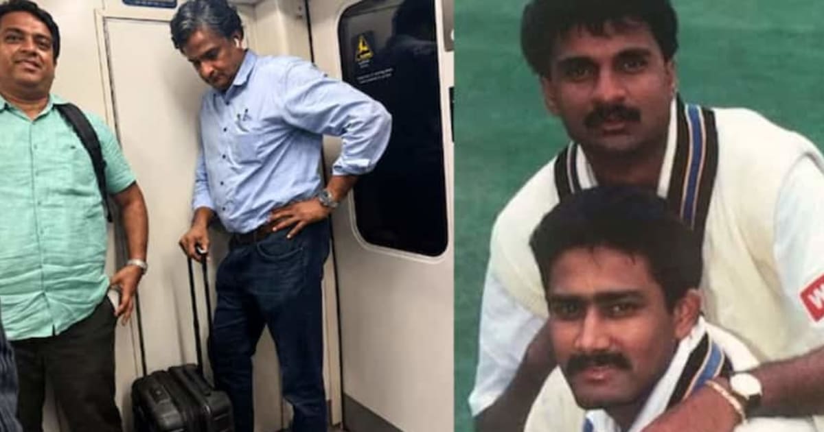 गजब! मेट्रो में खड़े होकर सफर करते दिखे भारतीय दिग्गज, फोटो वायरल