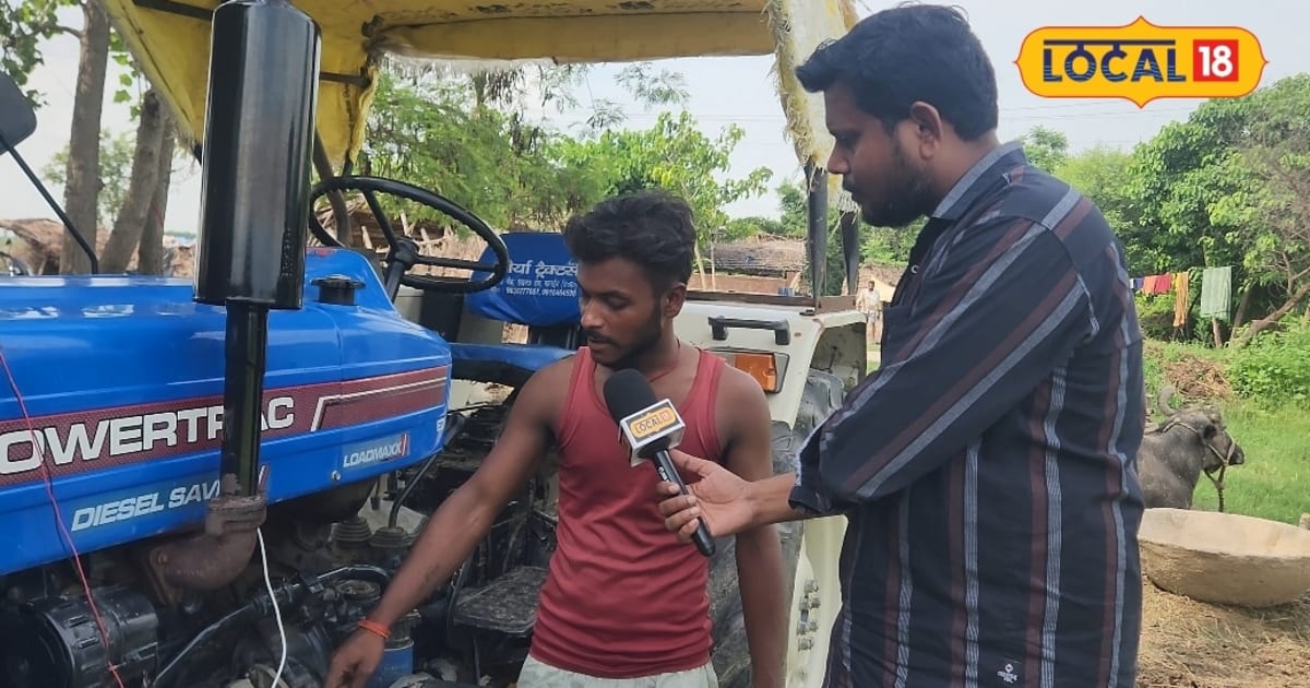 बहराइच के जानकीनगर गांव के दीपू निषाद ने बिना डिग्री किया अनोखा आविष्कार, ट्रैक्टर की बैटरी से पंखा, लाइट, मोबाइल चार्जिंग का बनाया सिस्टम