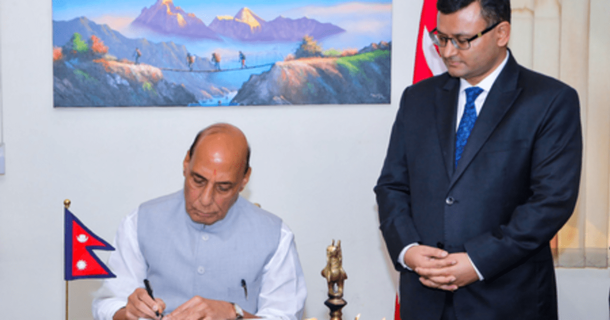 भारत हर मुश्किल वक्त में नेपाल के साथ: राजनाथ सिंह