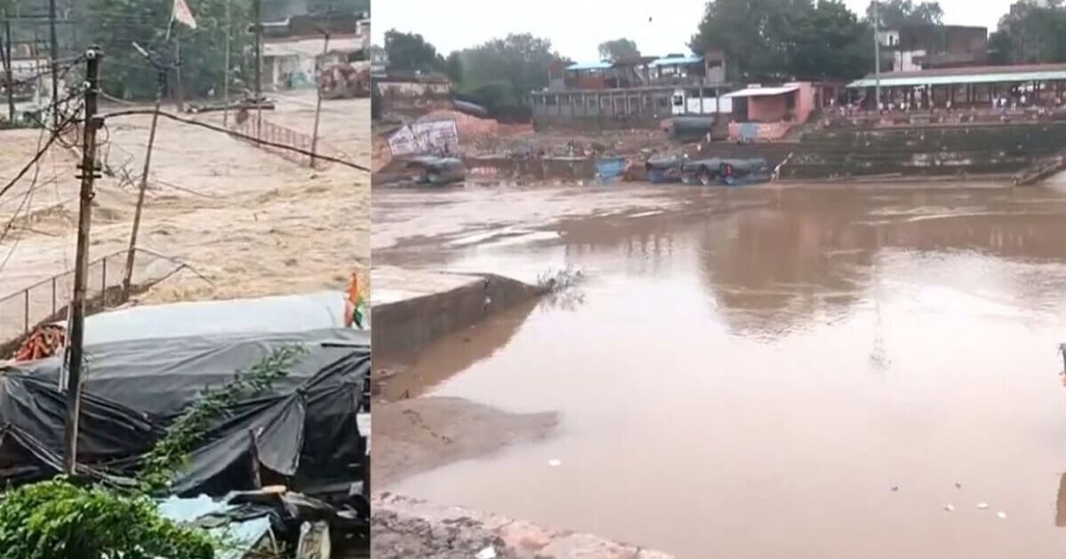 चित्रकूट में मंदाकिनी का रौद्र रूप: हनुमानधारा पुल टूटा, बनाने में लगेंगे 8-9 महीना! देखें तबाही का VIDEO