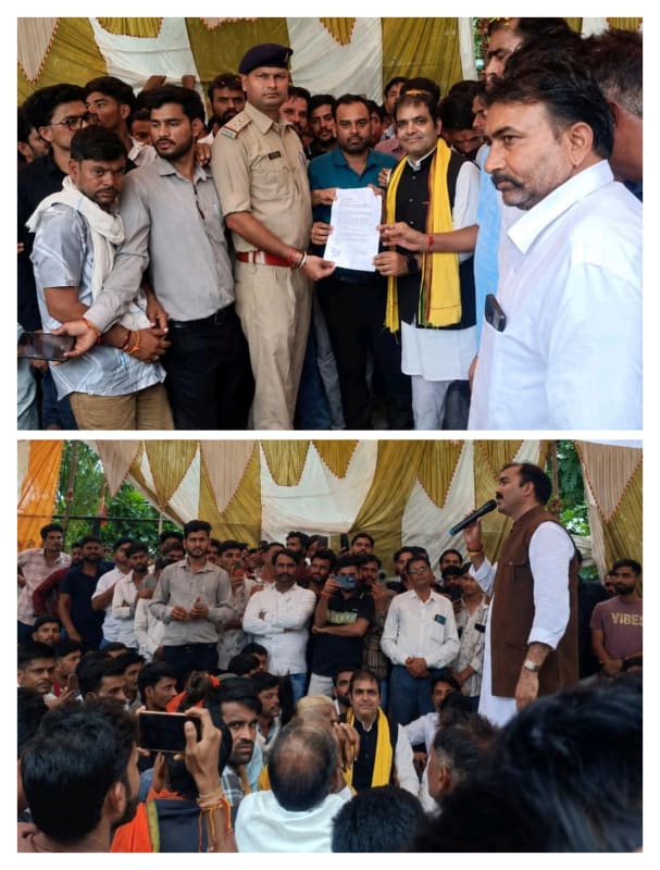 जन्माष्टमी के बैनर फाड़ने पर विवाद, हिंदू और यादव समाज में आक्रोश