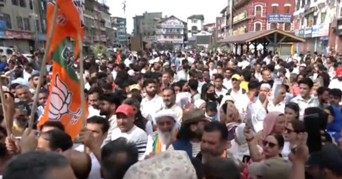 जम्मू-कश्मीर: उमर सरकार के खिलाफ बीजेपी का प्रदर्शन
