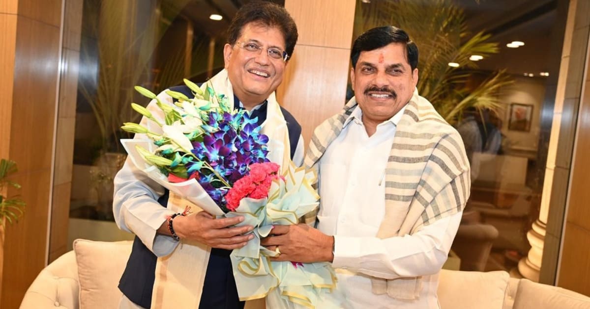 CM मोहन यादव ने केंद्रीय मंत्री पीयूष गोयल से की मुलाकात, MP में निवेश पर चर्चा