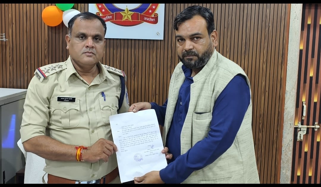 शहर मुफ़्ती के कथित आपत्तिजनक बयान पर ओसाफ अली ने थाना मंगलवारा में दिया आवेदन, जांच और वैधानिक कार्रवाई की मांग