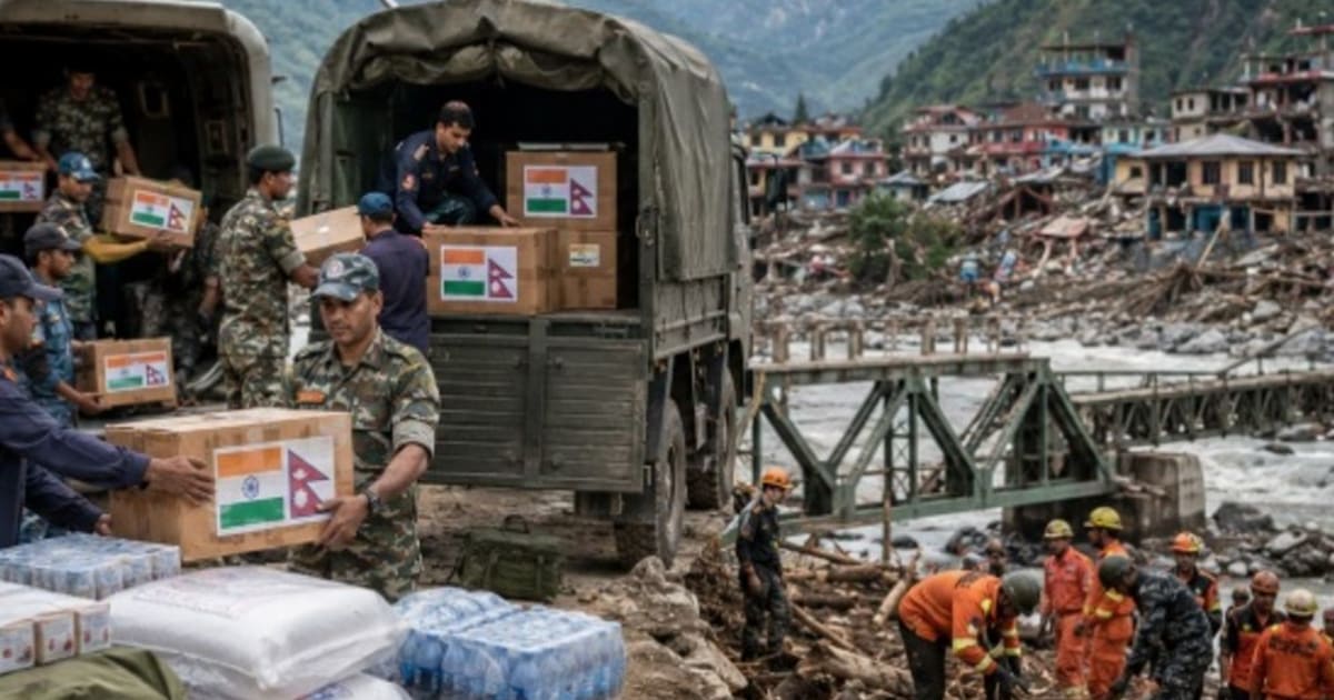 नेपाल की तबाही में भारत बना सबसे बड़ा सहारा:5 खेप में 74 टन राहत भेजी; डॉक्टर, रेस्क्यू एक्सपर्ट और फोरेंसिक टीम भी पहुंचाई