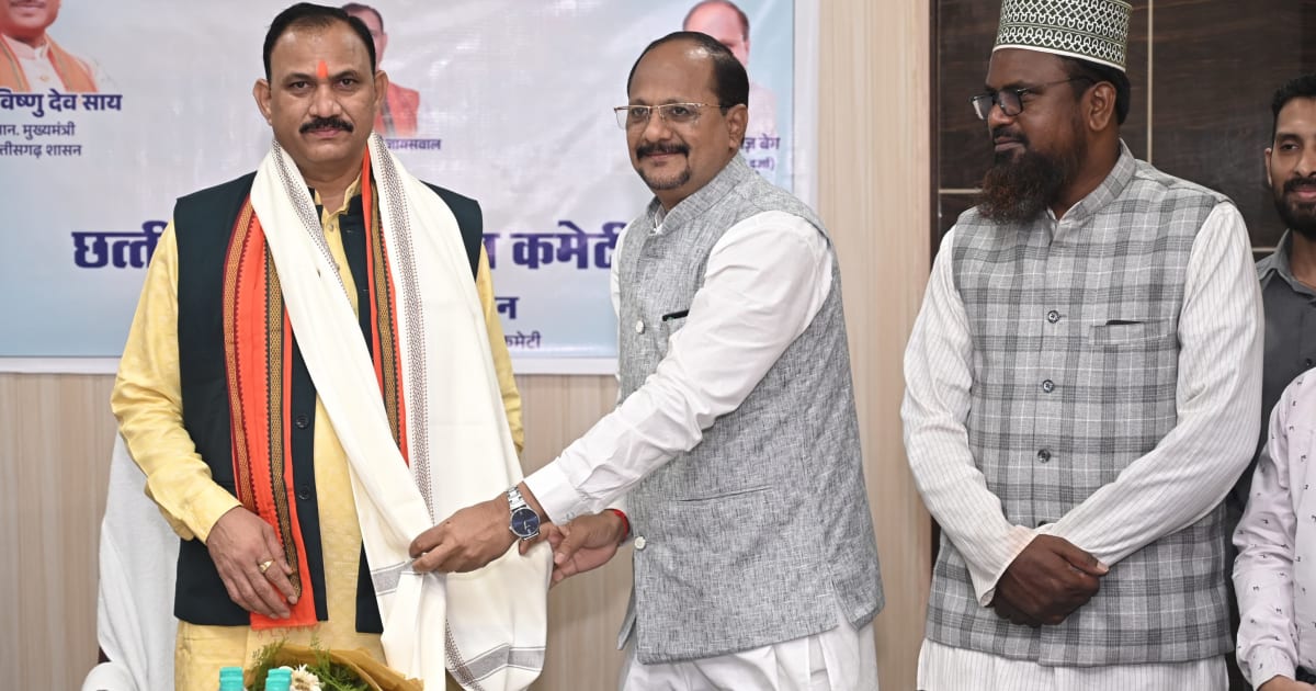 मंत्री श्याम बिहारी जायसवाल ने ‘‘छत्तीसगढ़ हज डॉट ओआरजी‘‘ का किया शुभारंभ