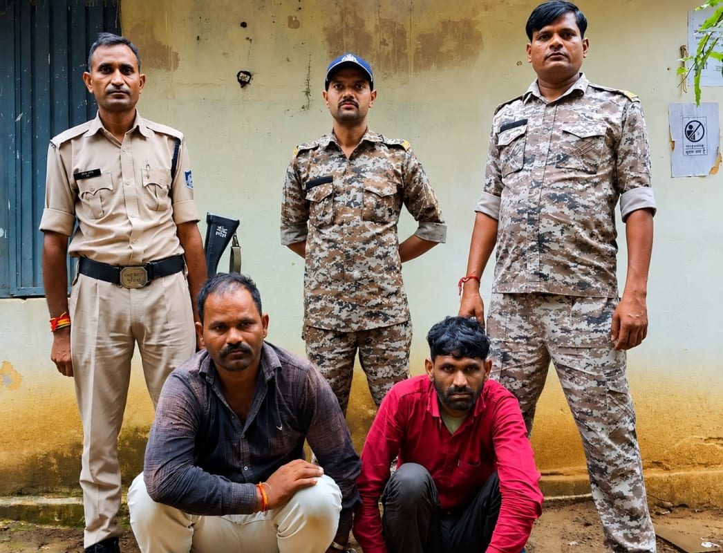 शिवपुरी में 13 भैंस चोरी, 3 आरोपी गिरफ्तारः जंगल में चरने के दौरान की चोरी, मददगारों की तलाश जारी