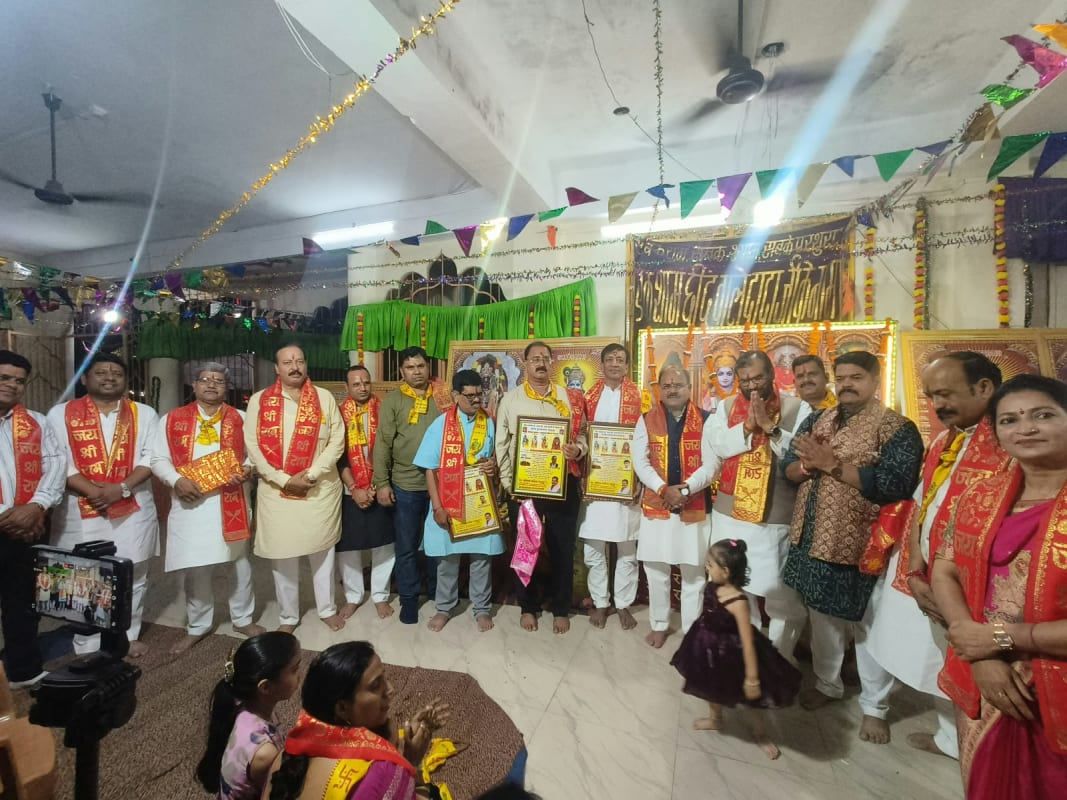 53 सनातन धर्म प्रेमियों का सम्मान, संगीतमय सुंदरकांड से गूंजा परशुराम मंदिर