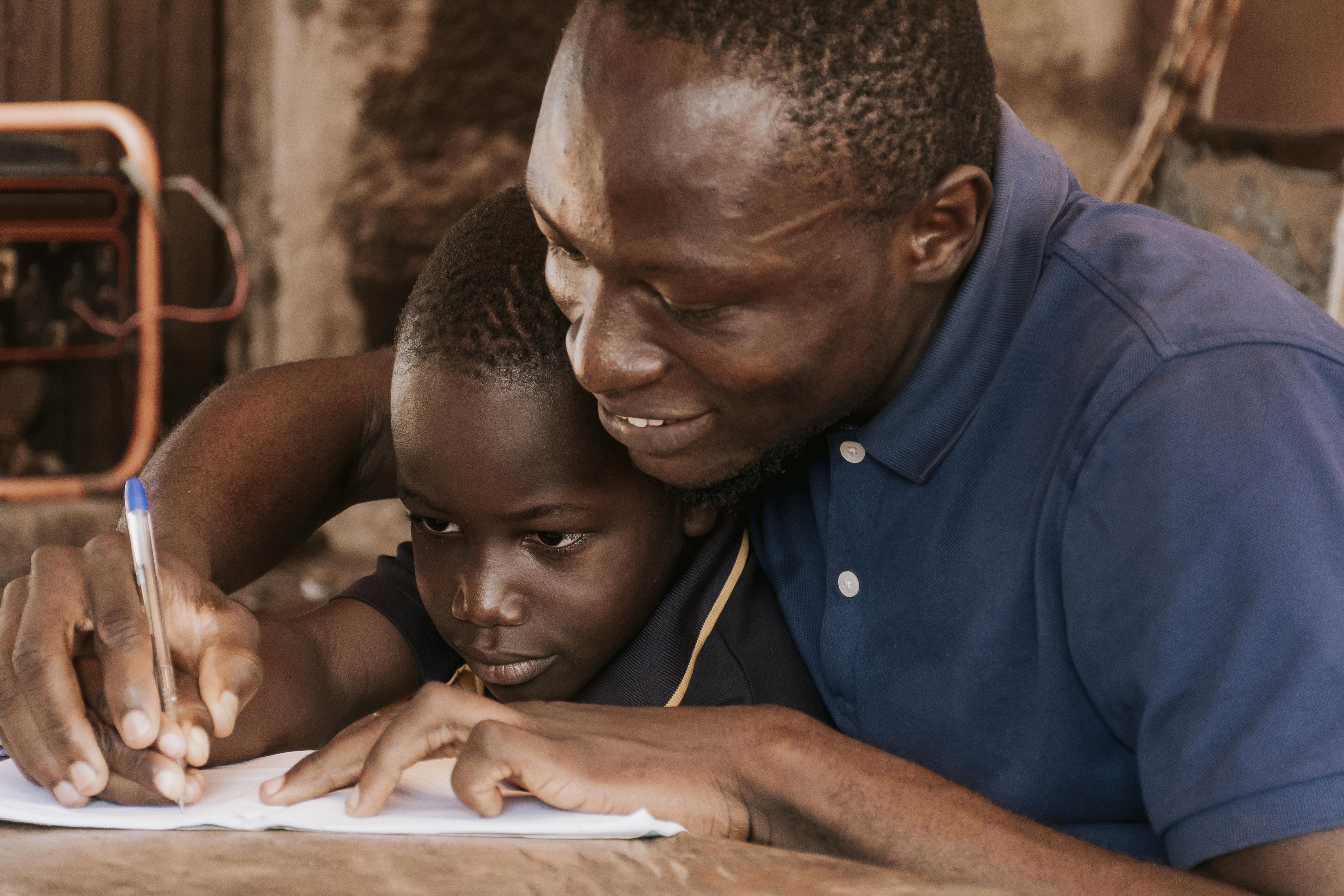 Education Support - Students learning and receiving educational assistance
