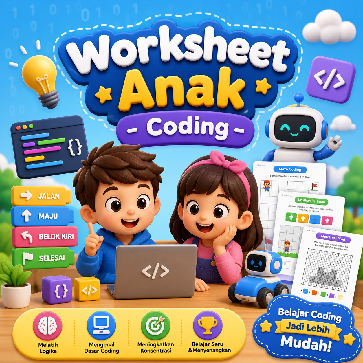 Tema 04: Coding Anak (Computational Thinking)