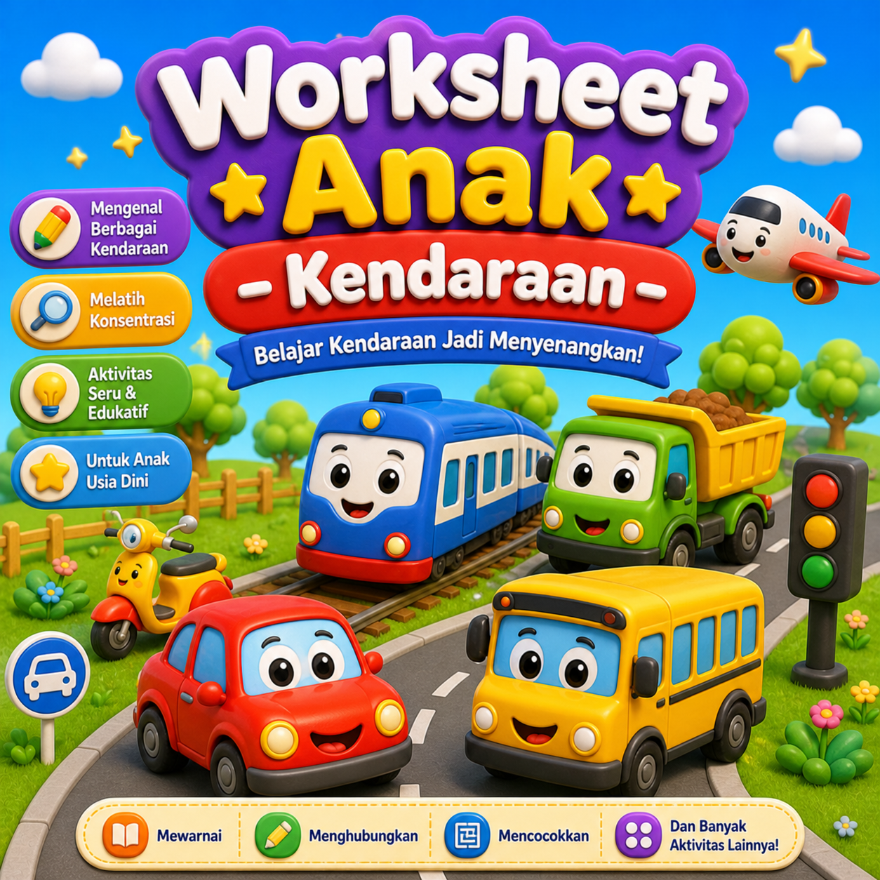 Tema 08: Kendaraan & Alat Transportasi