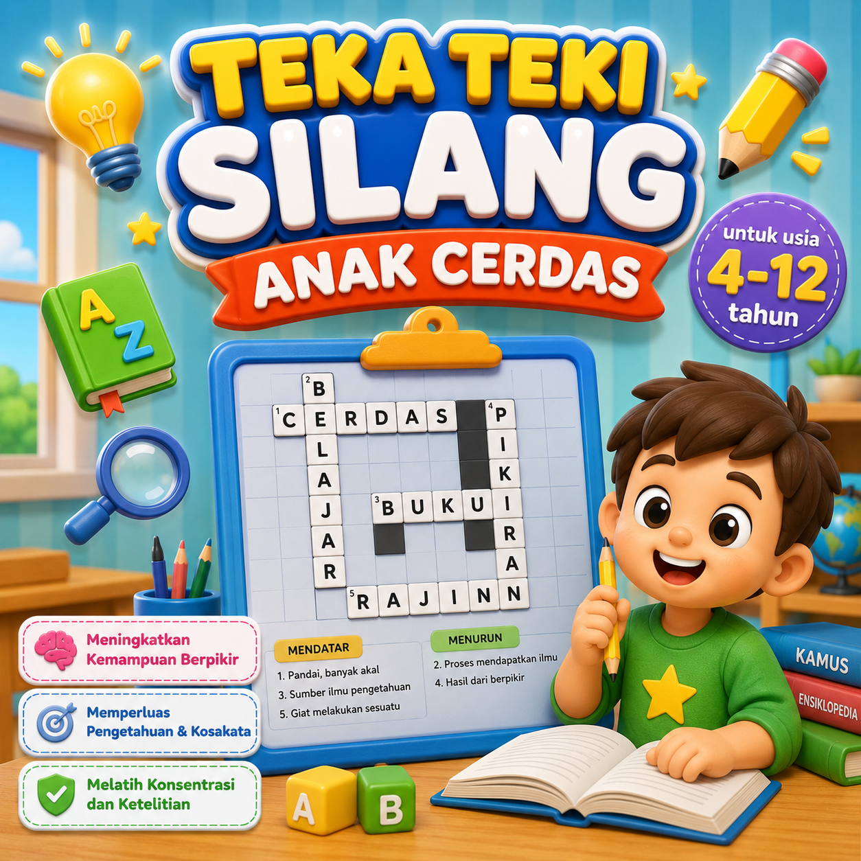 Tema 16: Teka Teki Silang (TTS) Anak