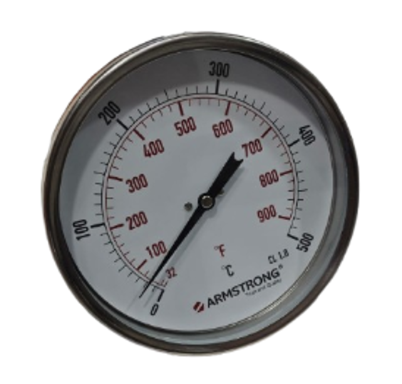 TERMOMETRO ACERO INOX D-6IN 1/2NPT BULBO 6IN 0-500C/F