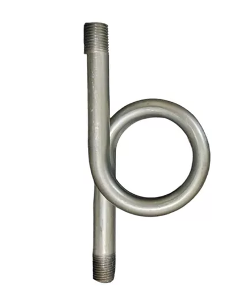 SIFON O COLA DE CHANCHO UNITED BRASS 972I FIERRO NEGRO 1/4