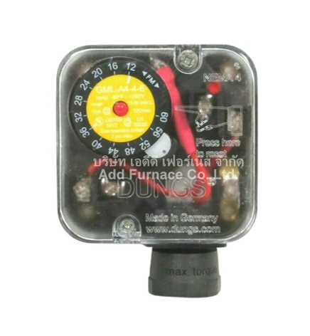 PRESOSTATO DE GAS DUNGS GML-A4-4-4 LOW PRESSURE 1-20 IN WC O 2.5 -50 MBAR