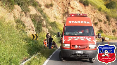 Rescate vehicular Cuesta Barriga Km 15