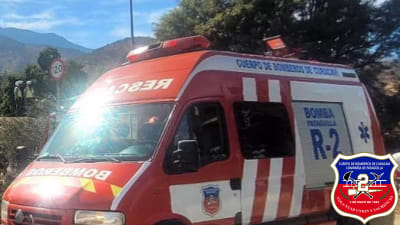 Nuestra unidad de rescate (R-2) trabajó en emergencia de rescate de persona en Sector Patagüilla El Bosque a cargo Bombero Carlos Aguirre
