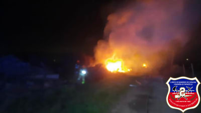 Nuestra unidad forestal BF-2 en conjunto con UT-2 y Z-3 trabajaron en incendio de pastizal Sector Camino Cuesta Vieja a cargo Teniente Tercero de la tercera compañía Eduardo Álvarez