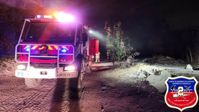 Nuestra unidad forestal (BF-2), trabajó en incendio de pastizal Sector Cerrillos a cargo Bombero Miguel Henríquez