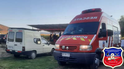 Nuestra unidad de rescate (R-2) trabajó en emergencia de rescate de persona en Sector Cancha Lo Prado