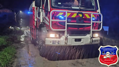 Nuestra unidad BF-2 trabajó en Caída de árbol en vía pública Sector Patagüilla Interior a cargo Teniente 2 Gonzalo Meneses