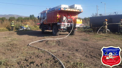 Incendio de pastizal