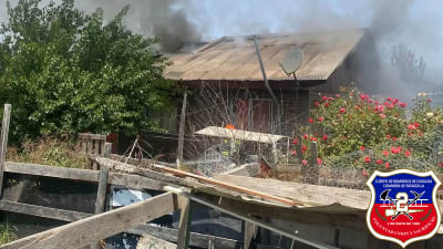 Nuestras unidades B-2 y BF-2 trabajaron en incendio estructural Sector Union Chilena Cerrillos