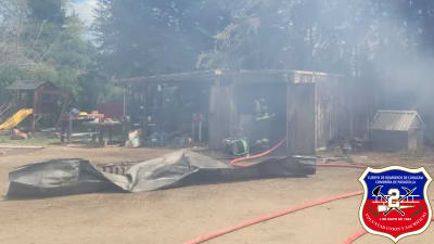 Incendio Estructural Sector Panguiles