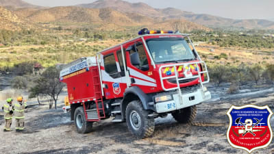 Nuestra unidad Forestal BF-2 trabajó en incendio forestal Sector Caleu Til Til