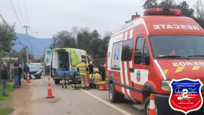 Nuestra unidad de rescate (R-2) trabajó en emergencia de rescate de persona en Sector Unión Chilena a cargo Bombero Víctor Maturana
