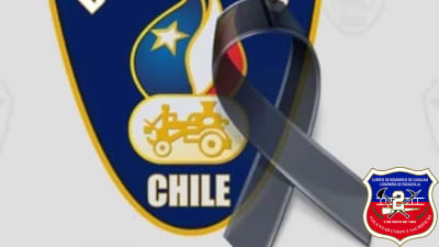 Nuestra compañía se une al dolor de la pérdida de Robinson Altamirano Vargas Bombero activo de la Segunda Compañía del Cuerpo de Bomberos de Linares que perdió su vida en acto de servicio