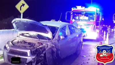 Rescate vehicular Km 17 Cuesta Barriga