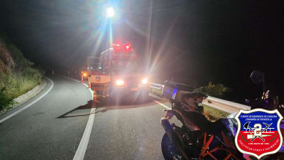 Nuestra unidad de rescate (R-2) trabajó en emergencia de accidente vehicular en Sector Cuesta Lo Prado km 6