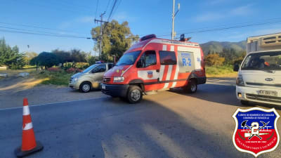 Nuestra unidad de rescate (R-2) trabajó en emergencia de rescate de persona Sector Lo Alvarado a cargo Capitán Eric Maureira