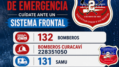 Un llamado a tiempo puede marcar la diferencia cada segundo cuenta