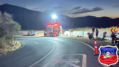 Rescate vehicular Cuesta Barriga Km 16