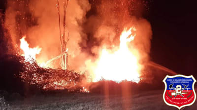 Incendio de pastizal