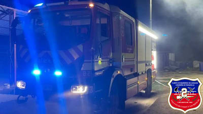 Nuestra Unidad (B-2) trabajó en incendio de pastizal Sector Cuesta Lo Prado Curacaví a cargo Bombera Melissa Carvajal