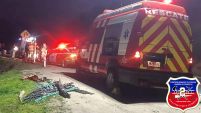 Rescate vehicular cuesta barriga