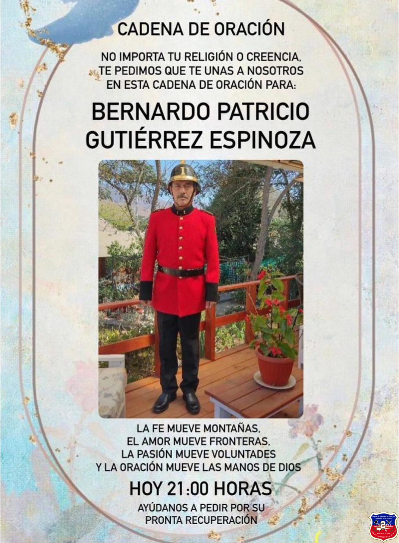 Cadena de oración por Patricio Gutierrez