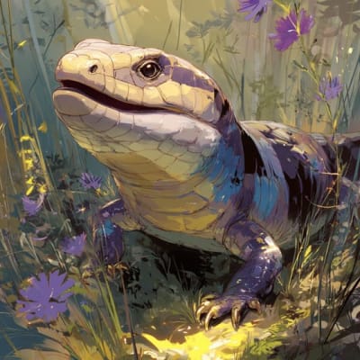 アオジタトカゲ