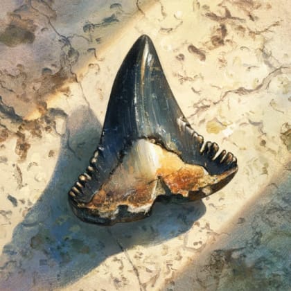 Fossilized Shark Tooth
