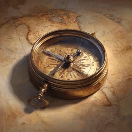Antique Compass