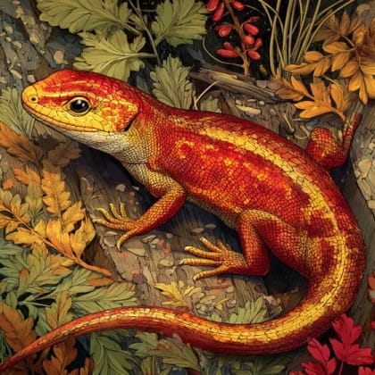 Fire Skink