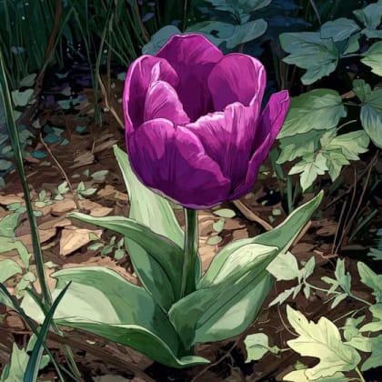Purple Tulip