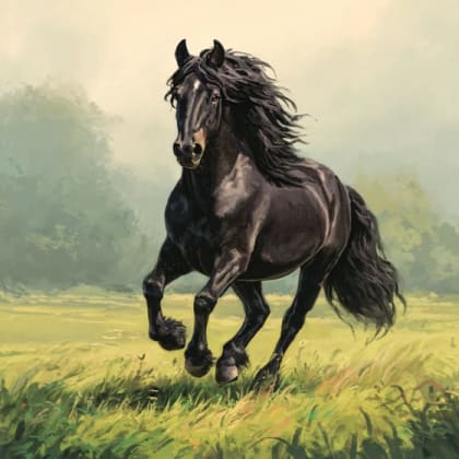 Friesian Horse