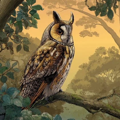 Long Eared Owl