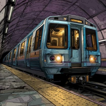 Metro Subway Train