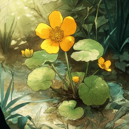 marsh marigold