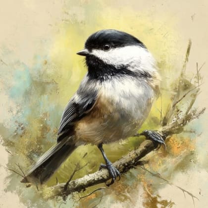 Black Capped Chickadee